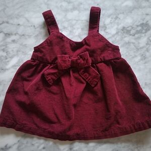 Carter's Burgundy Corduroy Dress